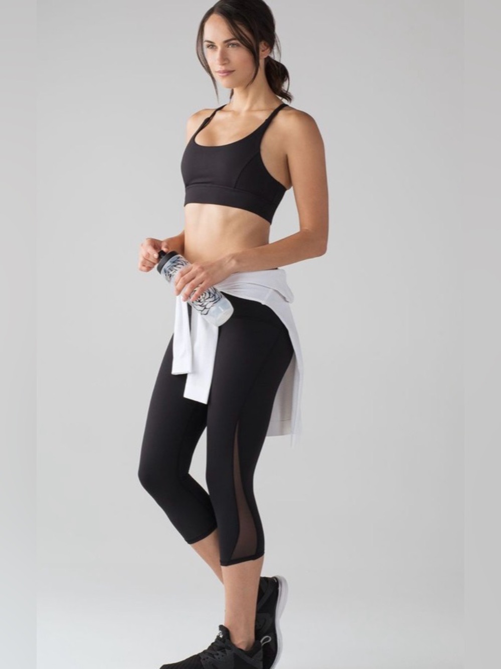 Lululemon Gear Up Crop Leggings Size 4 EUC W6ADDSP